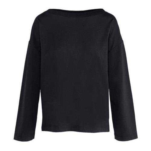 Tijdloze longsleeve T-shirt Hést , Black , Dames