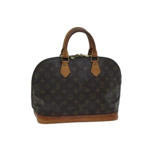 Pre-owned Canvas handbags Louis Vuitton Vintage , Brown , Dames