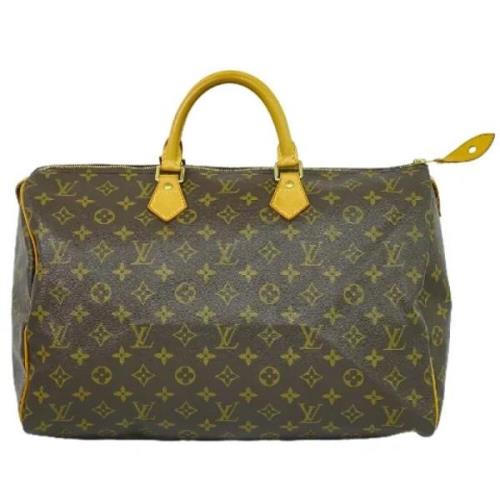 Pre-owned Canvas handbags Louis Vuitton Vintage , Brown , Dames