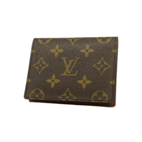 Pre-owned Fabric wallets Louis Vuitton Vintage , Brown , Dames