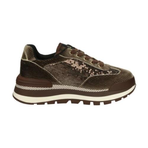 Lage Sneakers Liu Jo , Brown , Dames