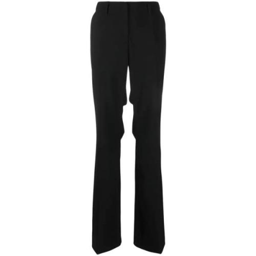 Trousers Off White , Black , Dames