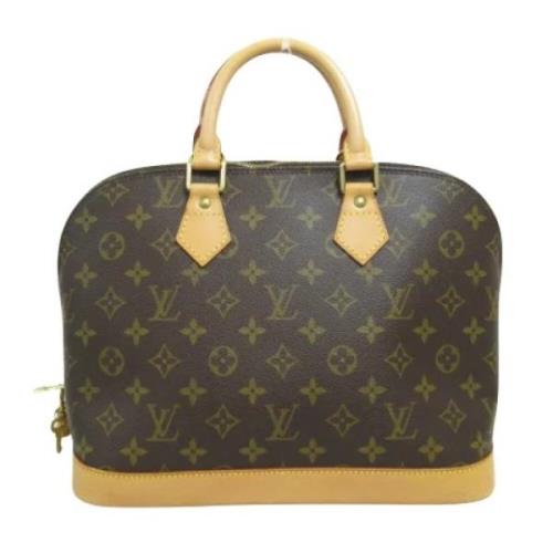 Pre-owned Canvas handbags Louis Vuitton Vintage , Brown , Dames