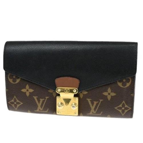 Pre-owned Canvas wallets Louis Vuitton Vintage , Brown , Dames