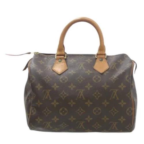 Pre-owned Canvas handbags Louis Vuitton Vintage , Brown , Dames