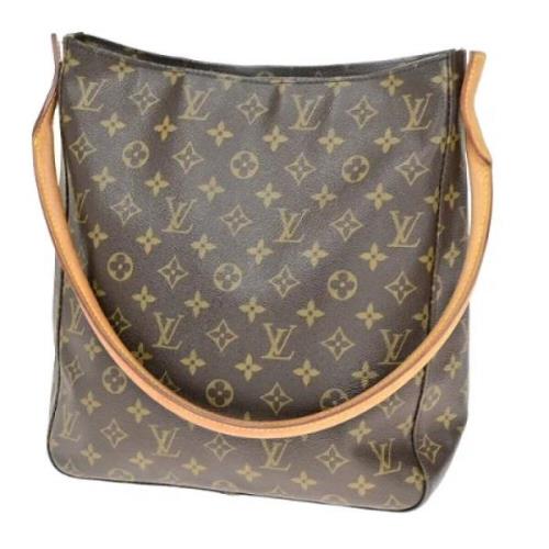 Pre-owned Canvas handbags Louis Vuitton Vintage , Brown , Dames