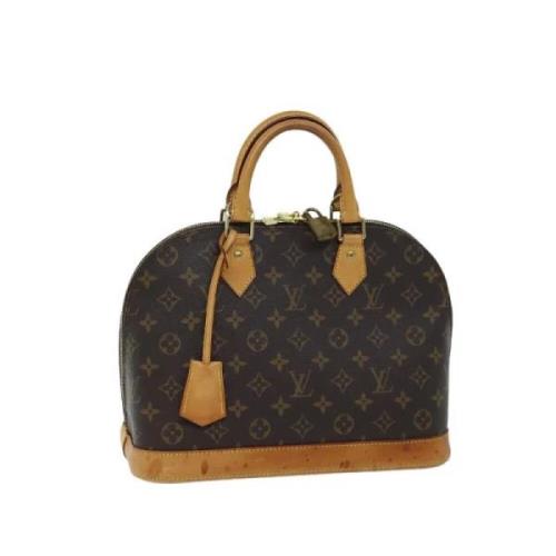 Pre-owned Canvas handbags Louis Vuitton Vintage , Brown , Dames