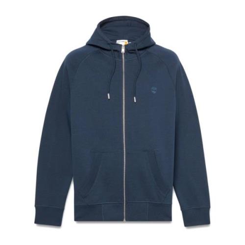 Fleece Hoodie Timberland , Blue , Heren