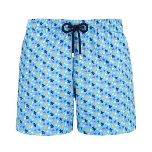 Regenboog Stretch Zwemshorts voor Heren Vilebrequin , Blue , Heren