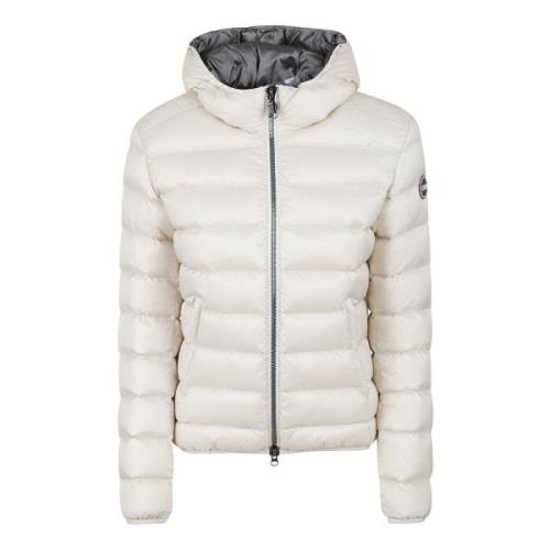 Ivoor Nylon Hooded Puffer Jas Colmar , Beige , Dames