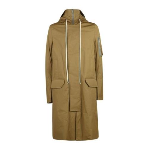 Stijlvolle Parka Jas voor Mannen Rick Owens , Beige , Heren