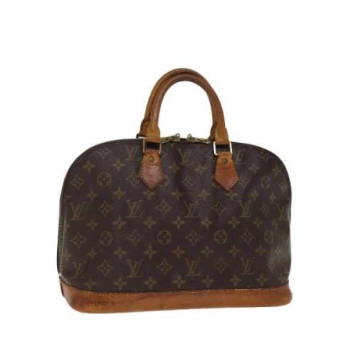 Pre-owned Canvas handbags Louis Vuitton Vintage , Brown , Dames