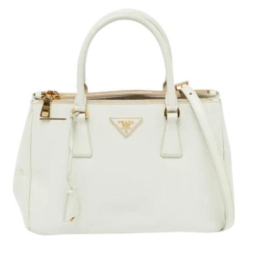 Pre-owned Fabric prada-bags Prada Vintage , White , Dames