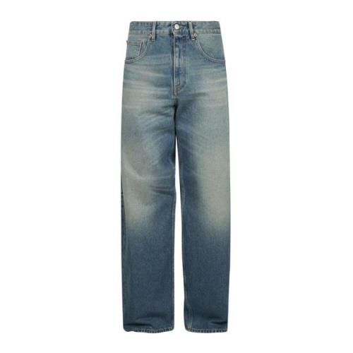 Klassieke Denim Jeans met Vijf Zakken MM6 Maison Margiela , Blue , Her...