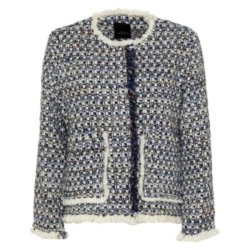 Blauwe Blazers Vakker Chanell Sand , Blue , Dames