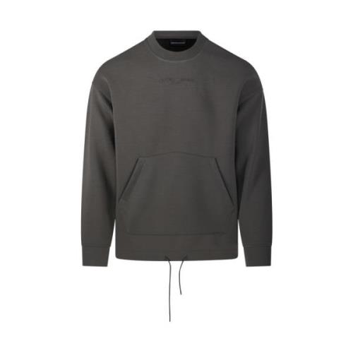 Chimera Ronde Hals Sweatshirt Emporio Armani , Gray , Heren