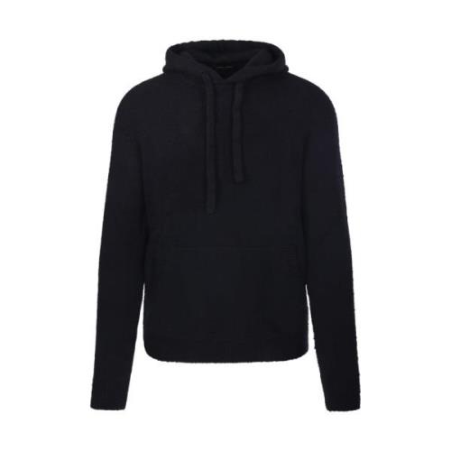 Zwarte Sweatshirt Ra4509 Roberto Collina , Black , Heren