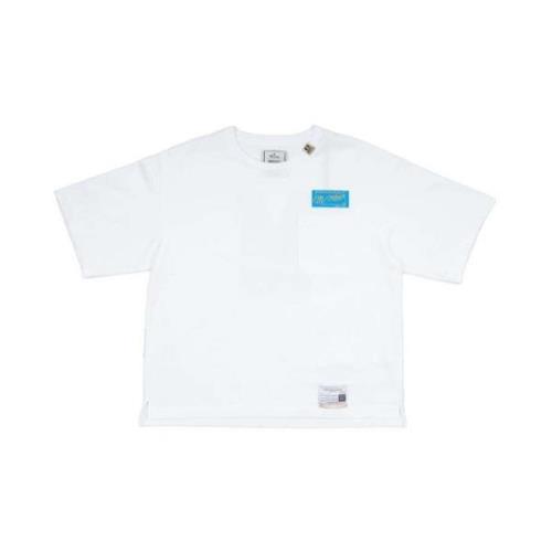 Achterprint T-shirt Wit Mihara Yasuhiro , White , Heren