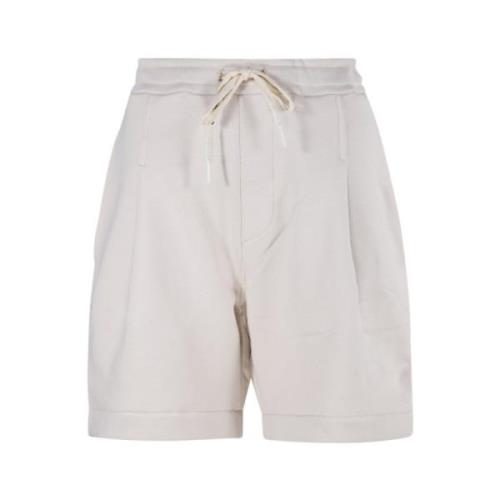 Crème Unisex Sweatshorts A Paper Kid , White , Dames