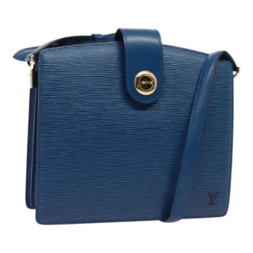 Pre-owned Leather louis-vuitton-bags Louis Vuitton Vintage , Blue , Da...