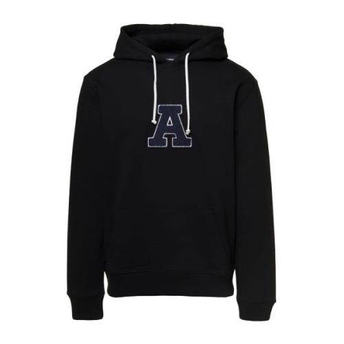 Comfortabele Zwarte Hoodie Axel Arigato , Black , Heren