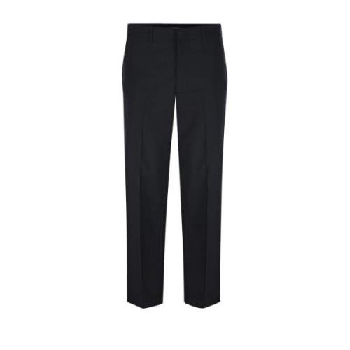 Wijde Chino Broek in Zwart Department Five , Black , Heren