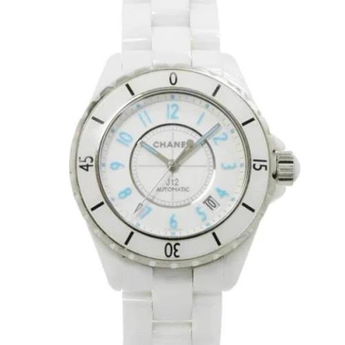 Pre-owned Stainless Steel watches Chanel Vintage , White , Heren