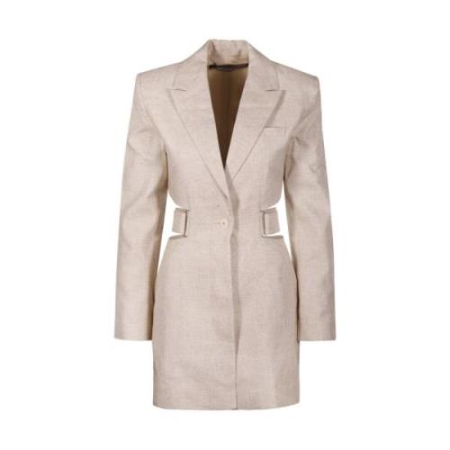 Beige Bari Jacket Jacquemus , Beige , Dames