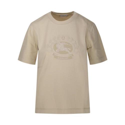 Flax T-shirt Burberry , Beige , Dames