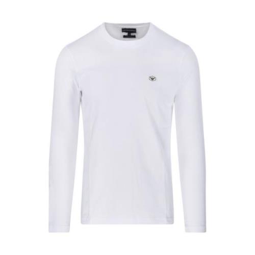 Optisch Wit T-Shirt Emporio Armani , White , Heren