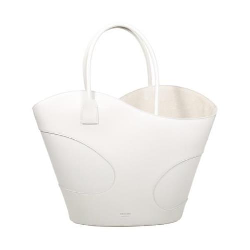 Mascarpone Tote Tas Salvatore Ferragamo , White , Dames