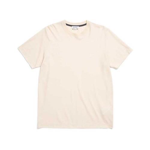 Casual katoenen T-shirt met metalen logo Norse Projects , Beige , Here...