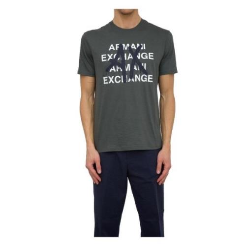 Stijlvol T-shirt Armani Exchange , Gray , Heren