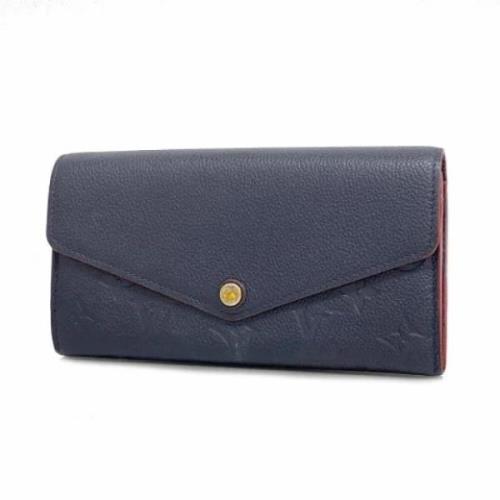 Pre-owned Fabric wallets Louis Vuitton Vintage , Blue , Dames