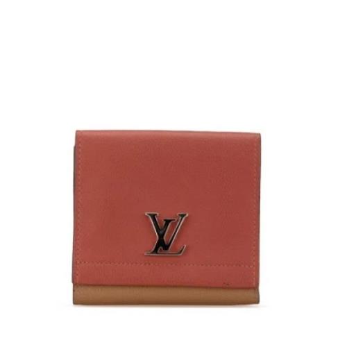 Pre-owned Leather wallets Louis Vuitton Vintage , Pink , Dames