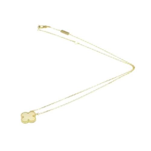 Pre-owned Yellow Gold necklaces Van Cleef & Arpels Pre-owned , Yellow ...