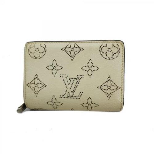 Pre-owned Fabric wallets Louis Vuitton Vintage , White , Dames