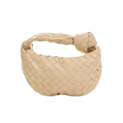 Pre-owned Leather handbags Bottega Veneta Vintage , Beige , Dames