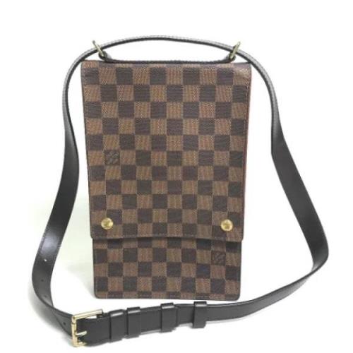 Pre-owned Fabric louis-vuitton-bags Louis Vuitton Vintage , Brown , Da...