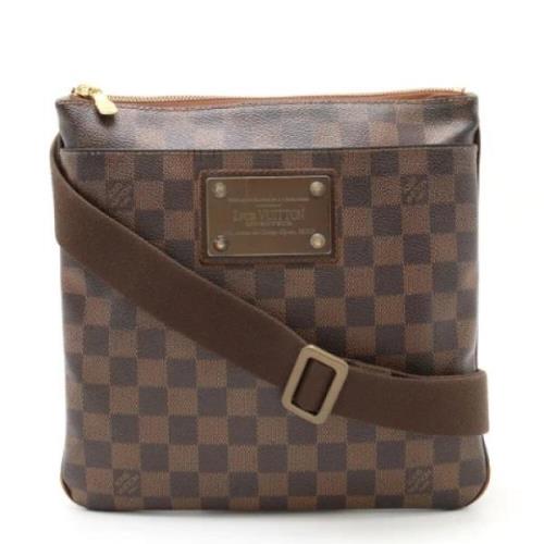 Pre-owned Canvas louis-vuitton-bags Louis Vuitton Vintage , Brown , Da...