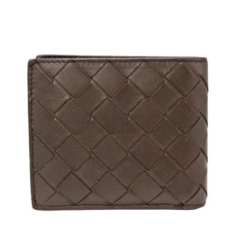 Pre-owned Leather wallets Bottega Veneta Vintage , Brown , Heren