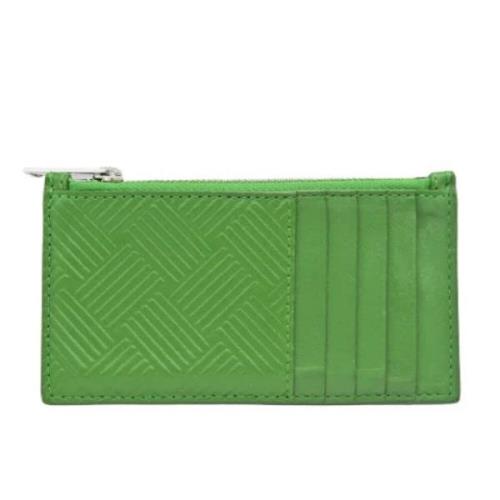 Pre-owned Leather wallets Bottega Veneta Vintage , Green , Dames