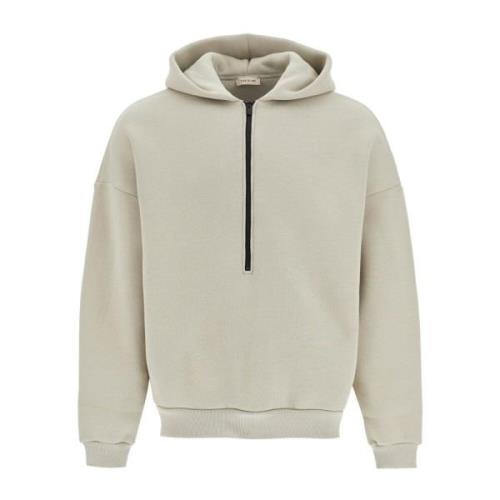 Oversized hoodie met halve rits Fear Of God , Gray , Heren