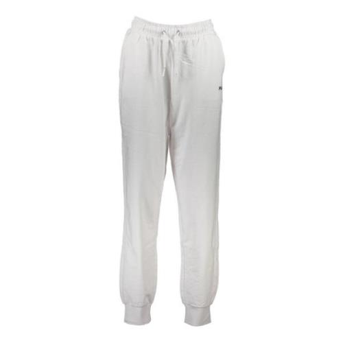 Sportieve Katoenen Broek met Elastische Tailleband Fila , White , Here...