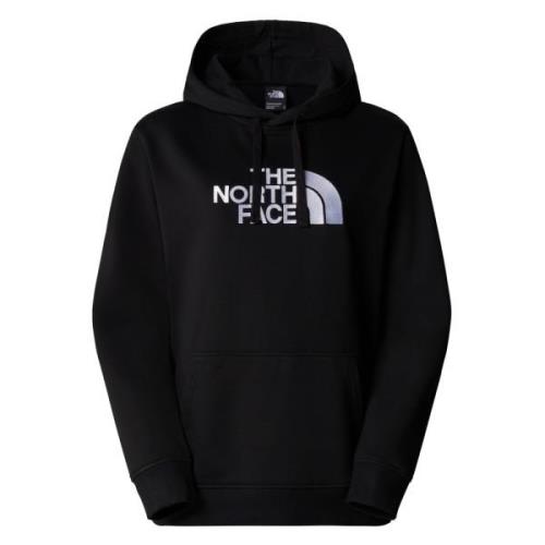 Zwarte Pullover Hoodie met Drew Peak The North Face , Black , Dames