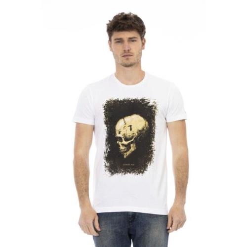 Kleding T-Shirt Trussardi , White , Heren