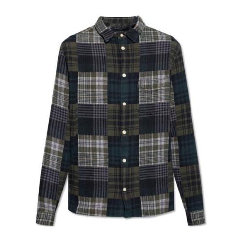 Hopton Shirt AllSaints , Green , Heren