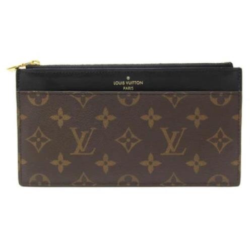 Pre-owned Fabric wallets Louis Vuitton Vintage , Brown , Dames