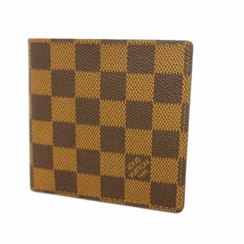 Pre-owned Fabric wallets Louis Vuitton Vintage , Brown , Heren