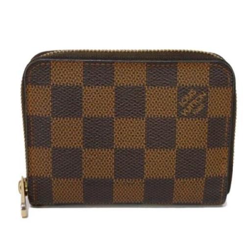 Pre-owned Canvas wallets Louis Vuitton Vintage , Brown , Dames